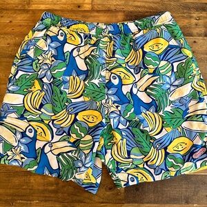 Vineyard Vines Chappy Swim Suit Toucan Bathing Suit L